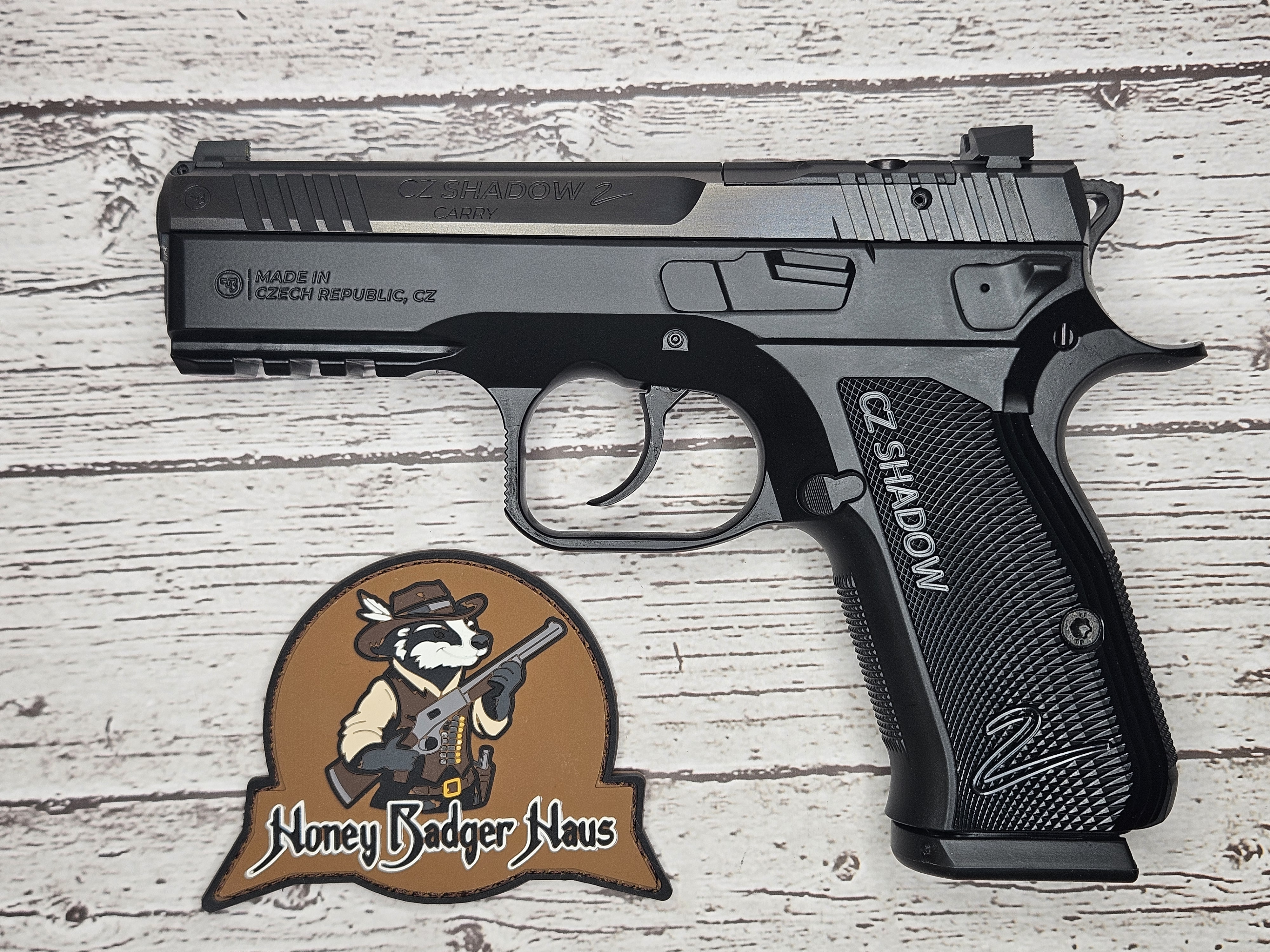 CZ USA Shadow 2 Carry OR Handgun 9mm Luger 15rd Magazine 4" Barrel Black